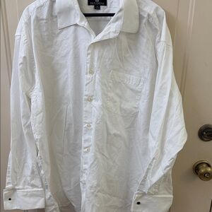 Paul Dupont White Long-Sleeve Dress Shirt